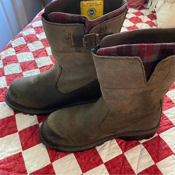 Caterpillar Steel Toe boots size 9 - Picture 10 of 16